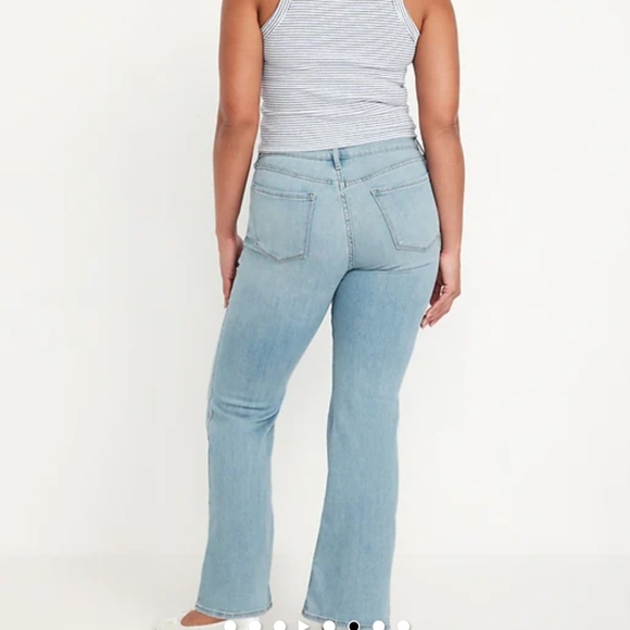 Old Navy High-Waisted Wow Flare Jeans 12 Tall NWT - Picture 2 of 2